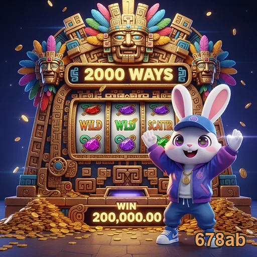 Máquina caça-níqueis com coelho, disponível no site 678ab, trazendo diversão e emoção aos jogadores.